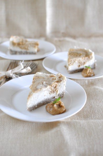 Raw coconut macadamia cheesecake