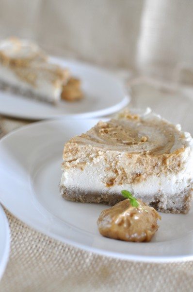 Raw coconut macadamia cheesecake