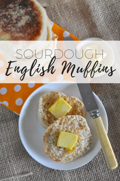 These simple homemade sourdough English muffins are so much tastier than store bought. They freeze well so make a great recipe to bake in bulk & stock the freezer for quick breakfasts. 
