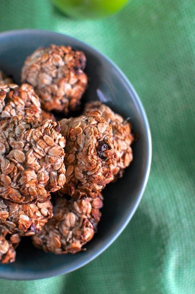 Banana oat biscuits