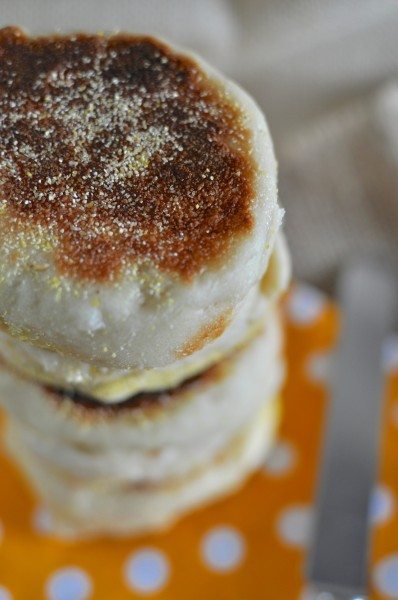 Sourdough English muffins