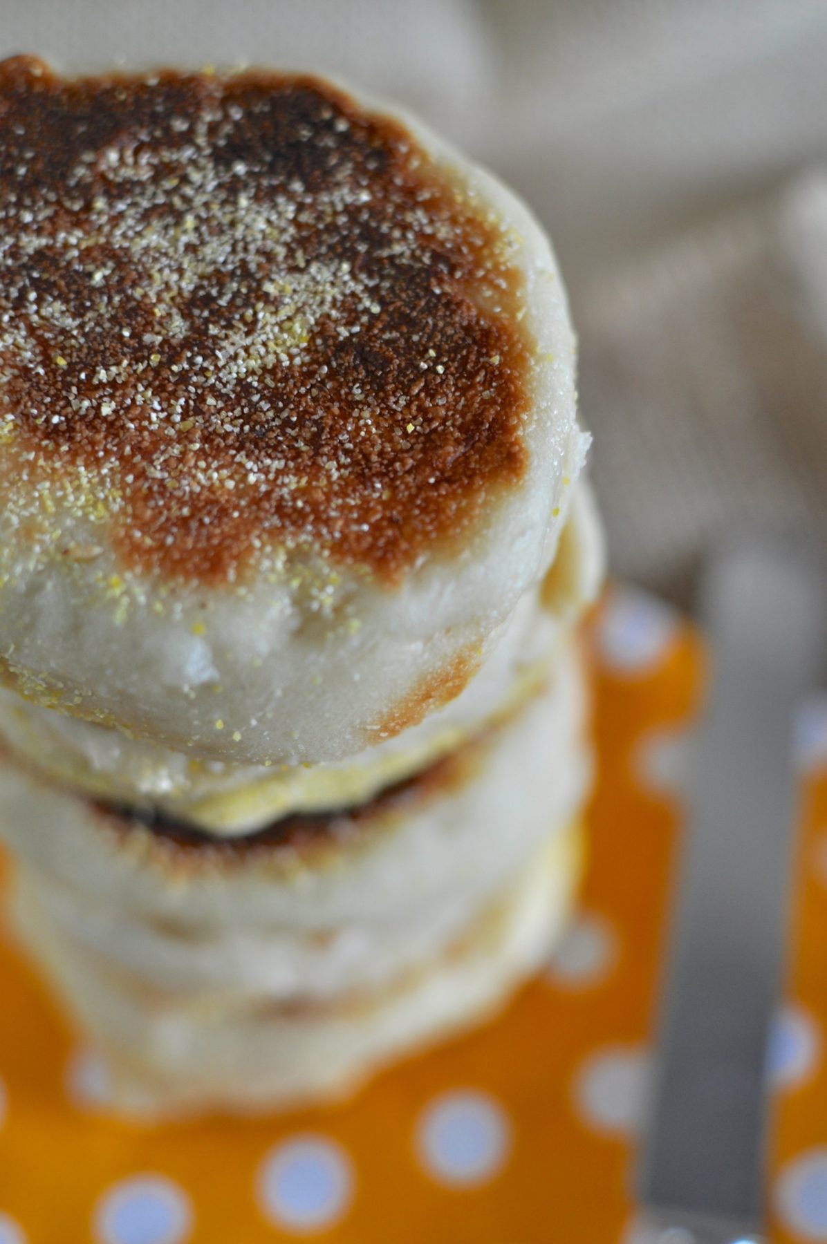 Sourdough English muffins