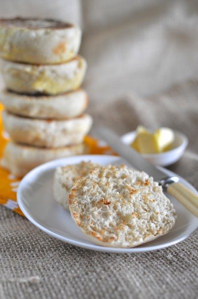 Sourdough English muffins