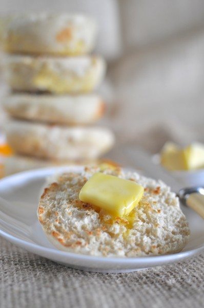 Sourdough English muffins