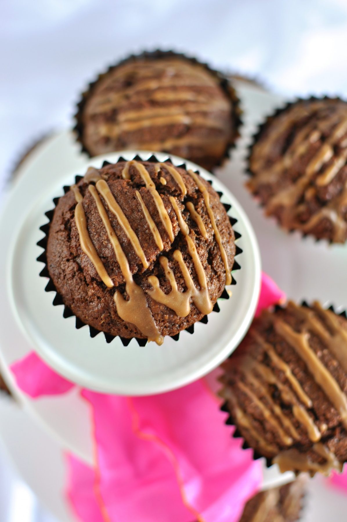 Chocolate gingerbread muffins