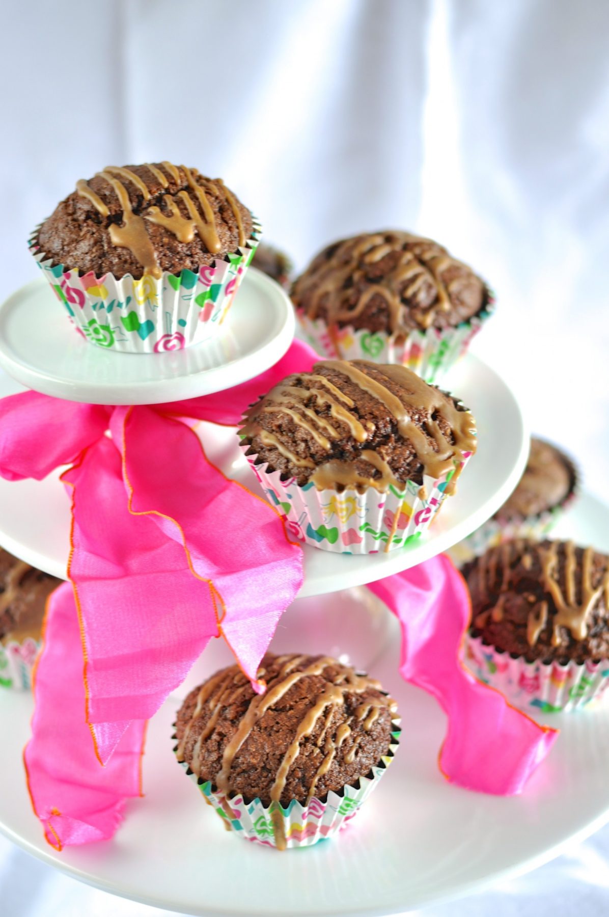 Chocolate gingerbread muffins