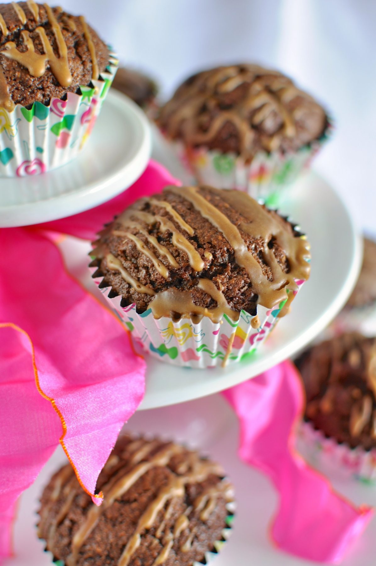 Chocolate gingerbread muffins
