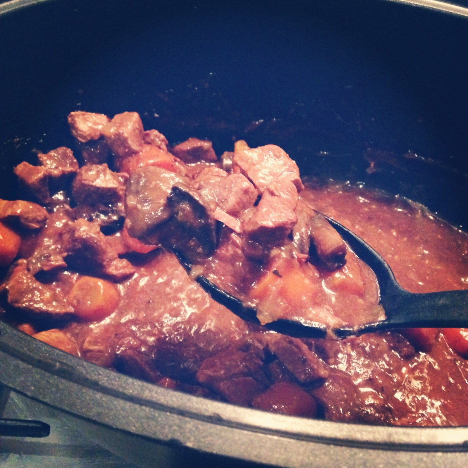 Slow cooker beef with mushrooms - Claire K Creations