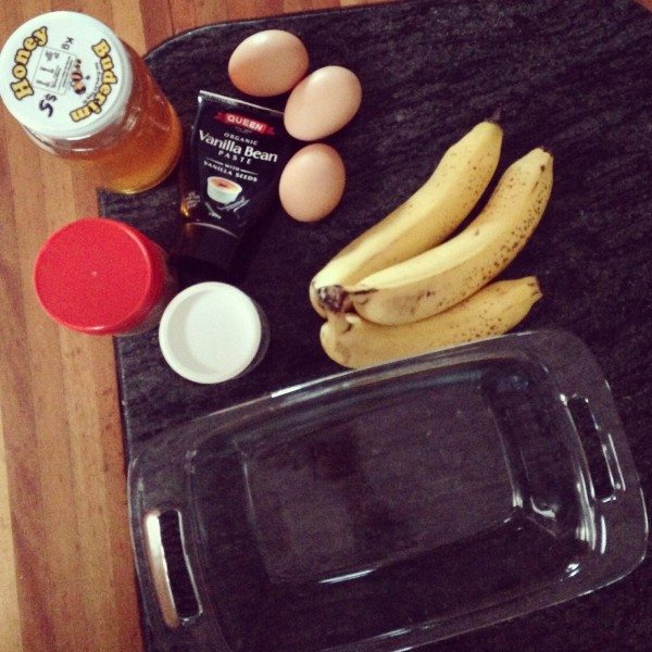 Gluten free banana bread ingredients
