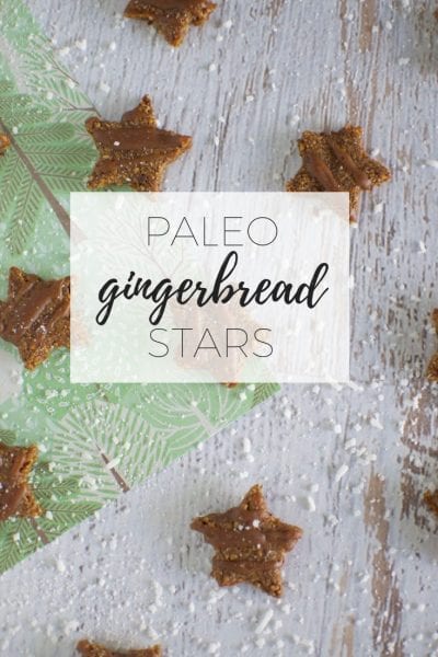 Paleo gingerbread stars