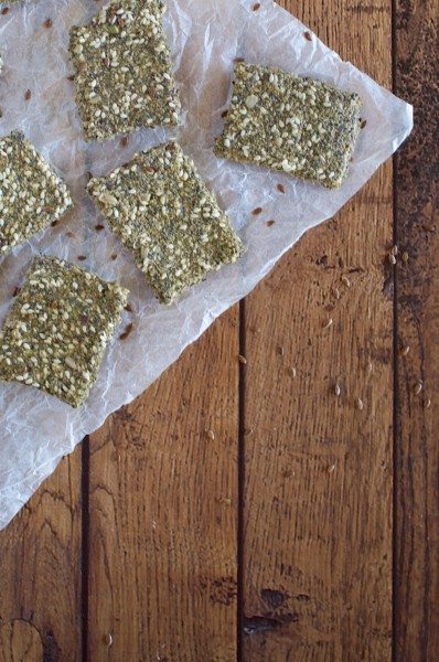 Seed crackers via www.clairekcreations.com