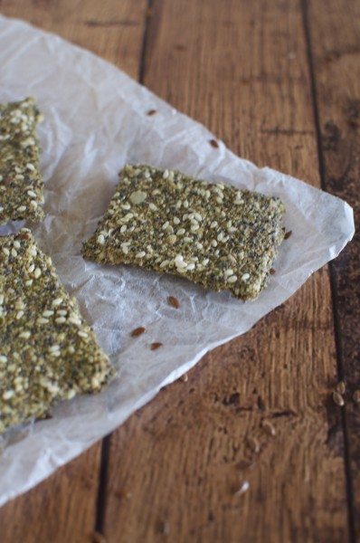 Seed crackers via www.clairekcreations.com