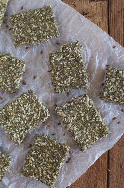 Seed crackers via www.clairekcreations.com