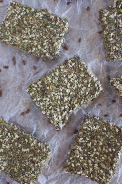 Seed crackers via www.clairekcreations.com