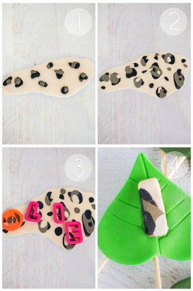 Monkey jungle cake toppers via www.clairekcreations.com