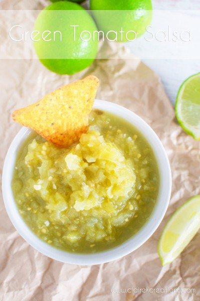 Green tomato salsa - Thermomix via www.clairekcreations.com