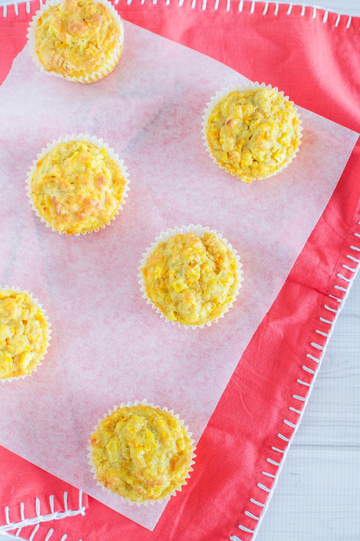 Carrot corn and cheddar muffins via www.clairekcreations.com