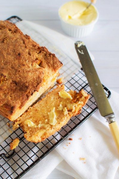 Pumpkin and feta loaf via www.clairekcreations.com