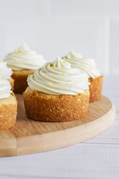 Lemon cheesecake cupcakes via www.clairekcreations.com
