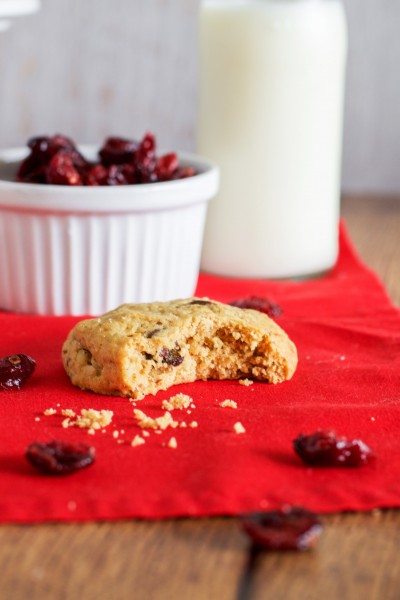 Choc nut and cranberry biscuits via www.clairekcreations.com