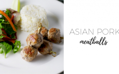 Asian pork meatballs
