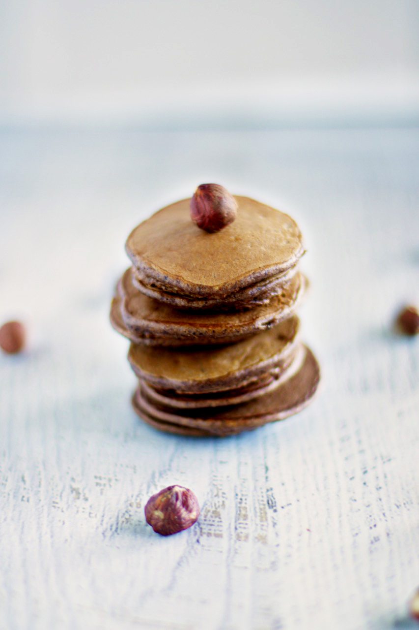Nutella Pancakes via www.clairekcreations.com