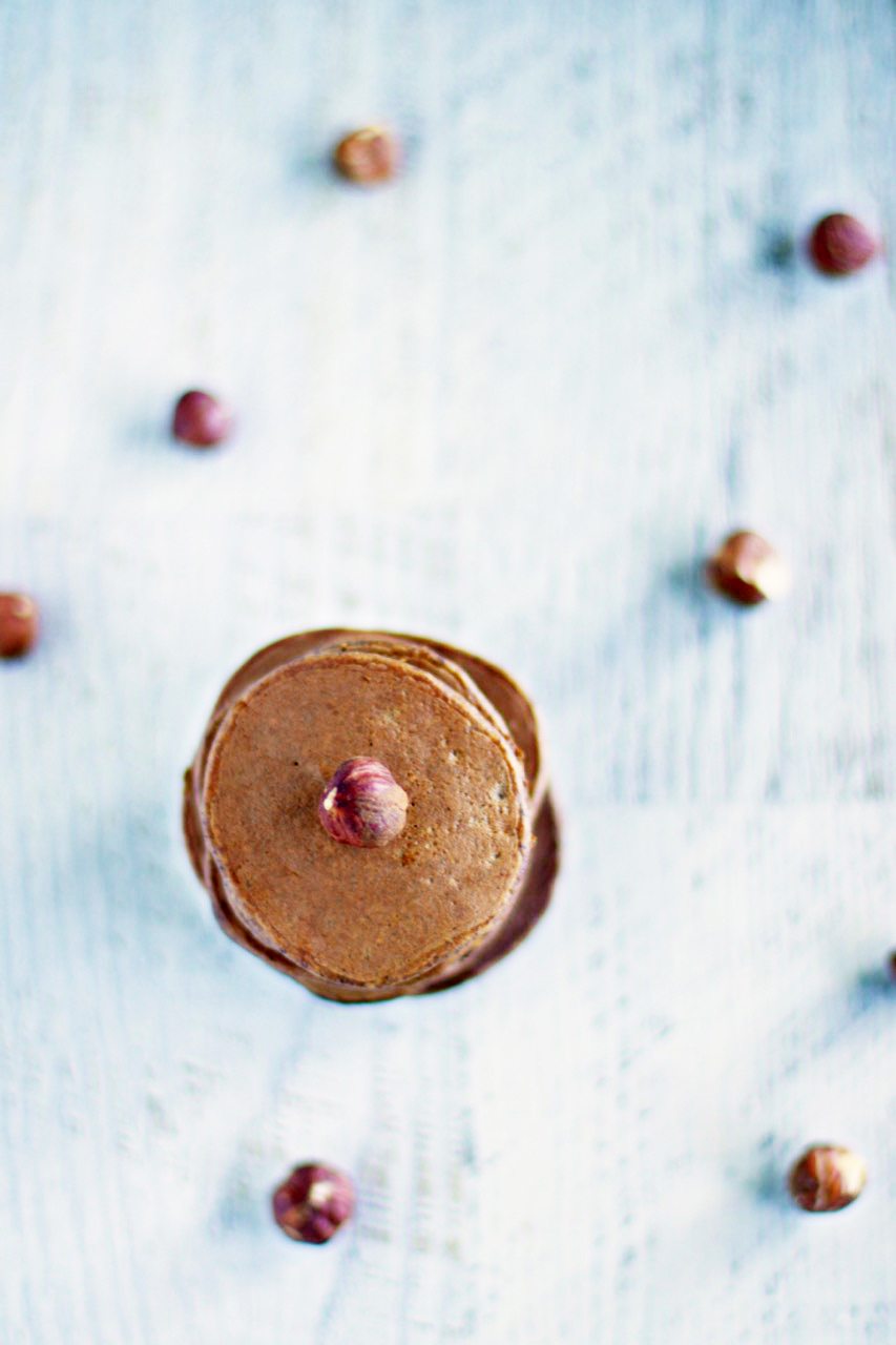 Nutella Pancakes via www.clairekcreations.com