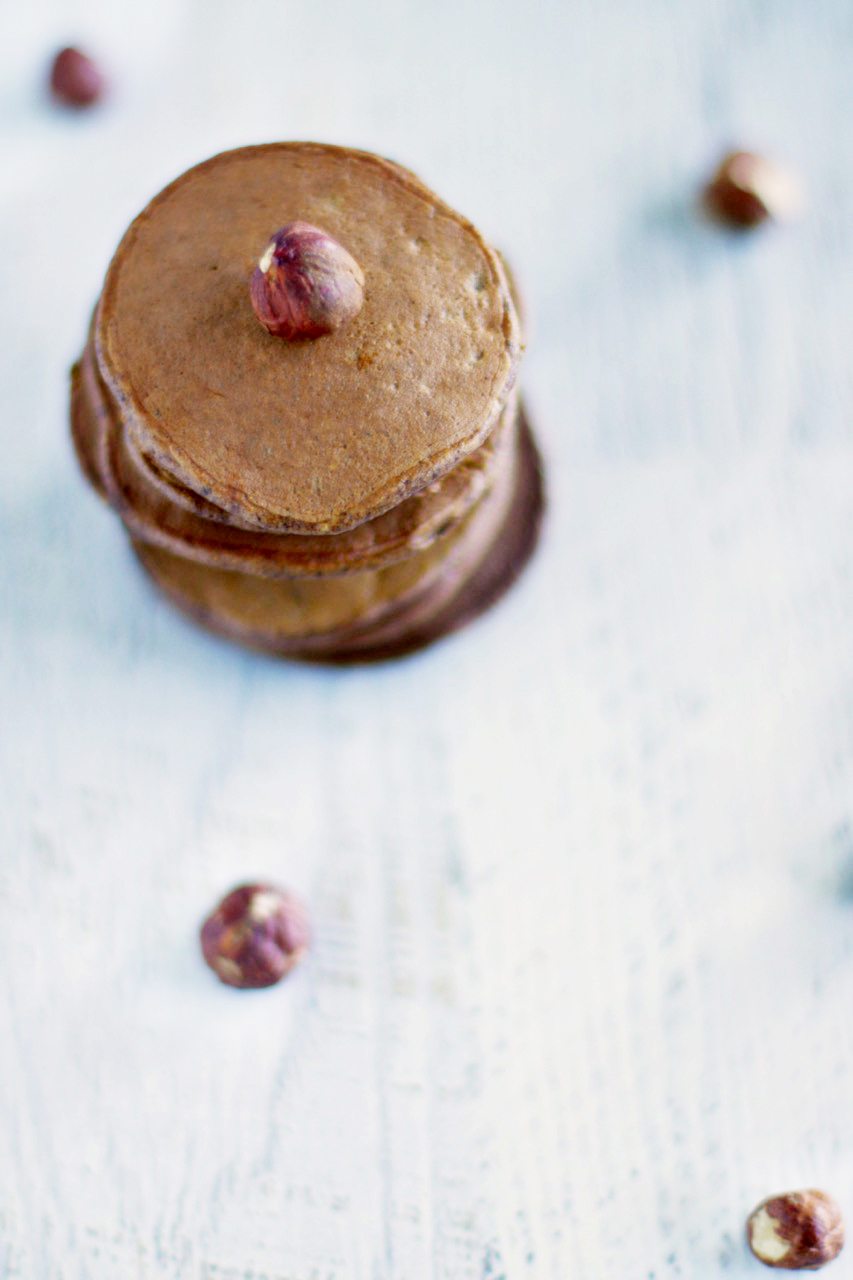 Nutella Pancakes via www.clairekcreations.com