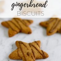 Wholefood gingerbread biscuits