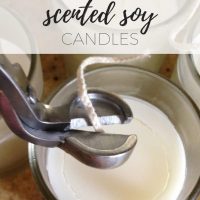 How to make scented soy candles