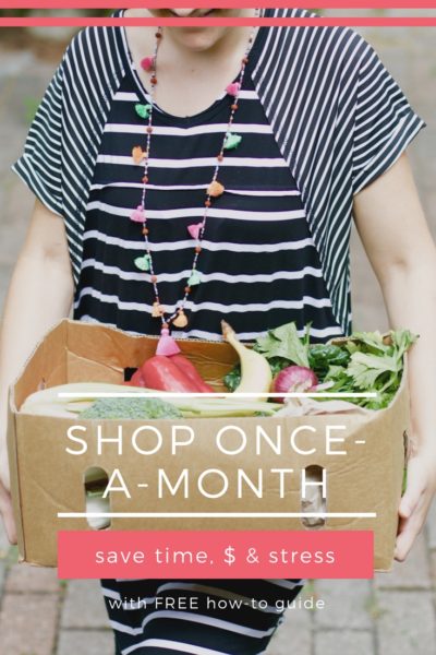 Shop once a month