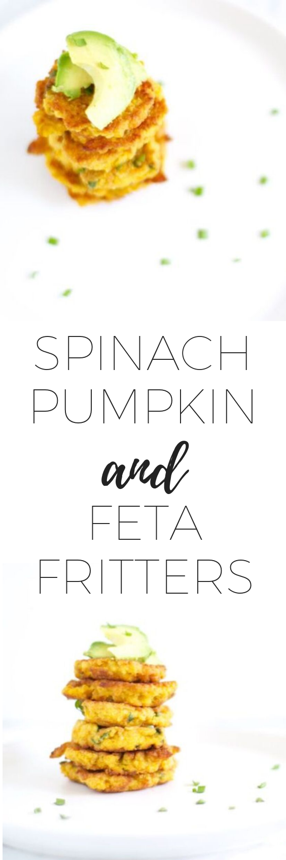 Spinach pumpkin feta fritters perfect lunch for mums