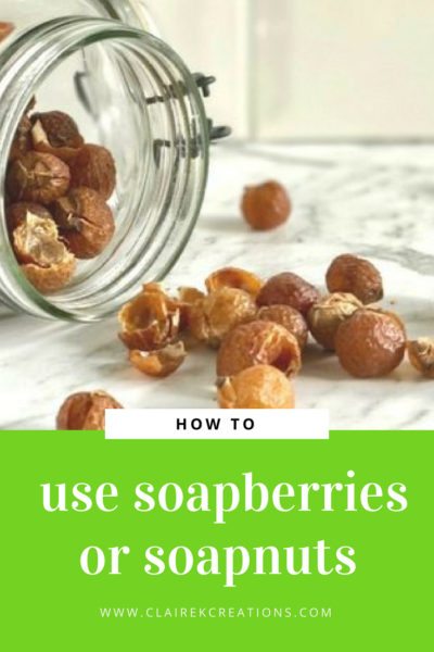 how to use soapberries or soapnuts in place of laundry detergent