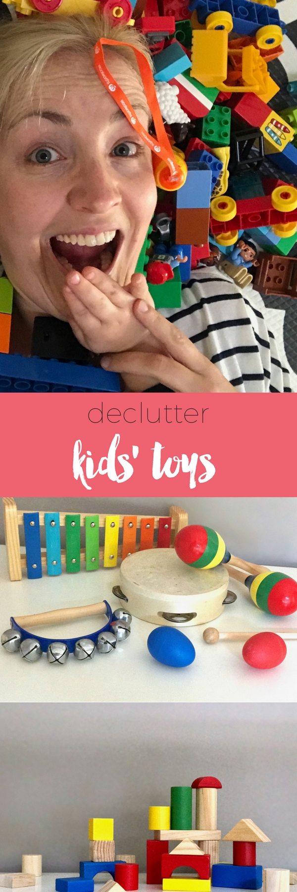 Decluttering kids toys via www.clairekcreations.com