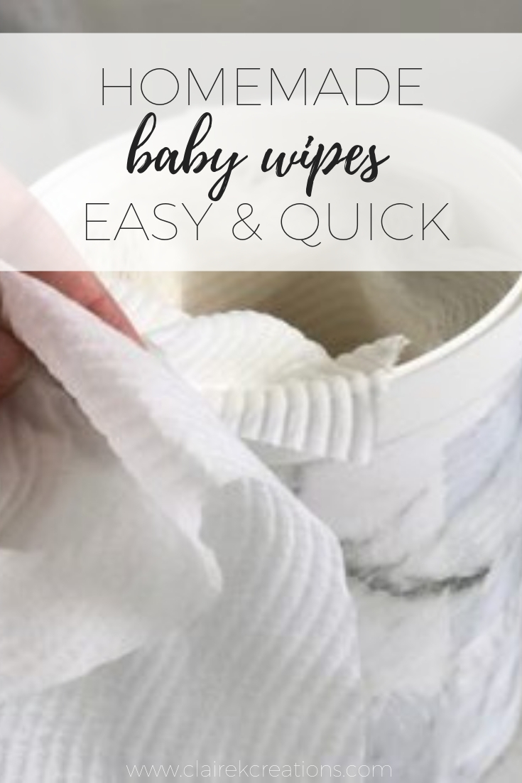 Homemade natural baby wipes (simple, inexpensive DIY recipe)