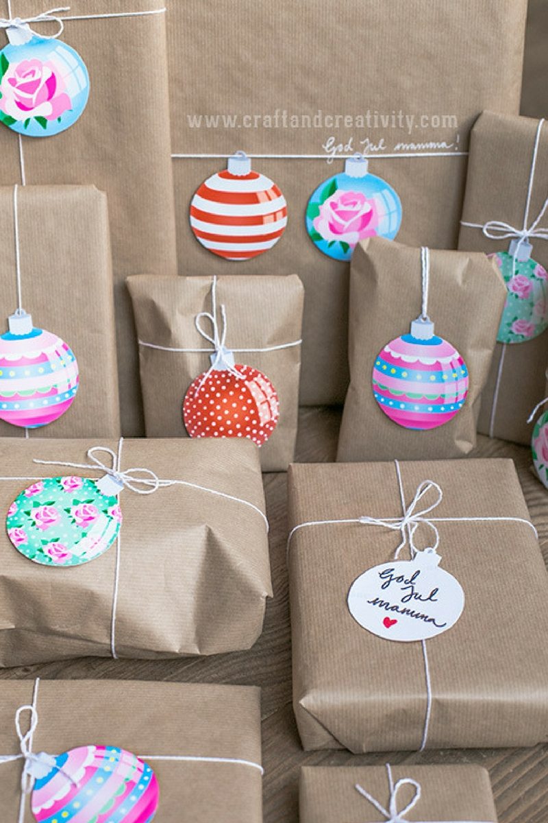15 Christmas wrapping ideas using brown paper