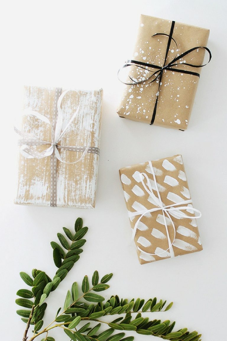 25 best brown paper Christmas gift wrapping ideas