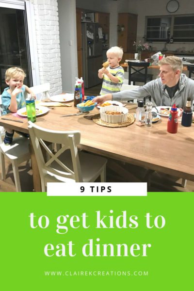 9 tips to get kids to eat dinner