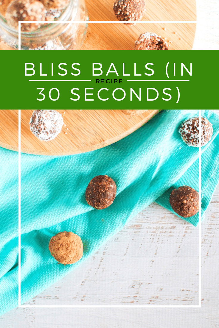 Make bliss balls in 30 seconds (no rolling involved!)