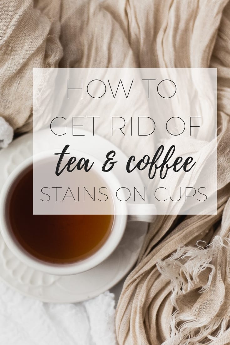 How to get rid of tea and coffee stains on cups Claire K Creations