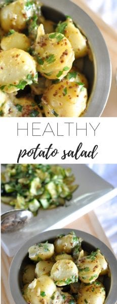 Easy healthy potato salad recipe with no mayo