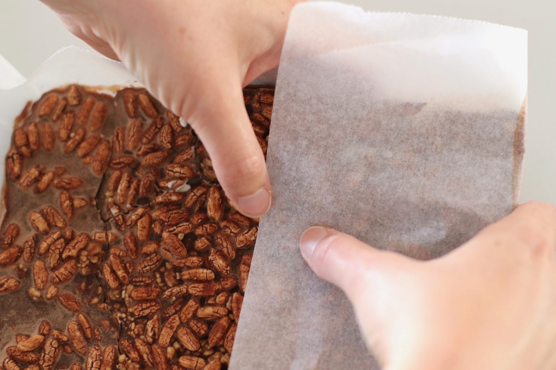 Raw mint chocolate with peanut butter via www.clairekcreations.com