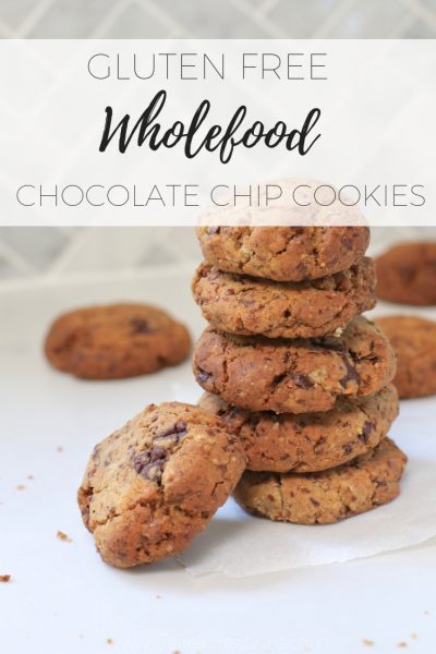 Gluten free wholefood chocolate chip coolies via www.clairekcreations.com