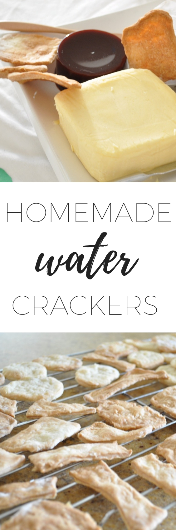 Easy homemade water crackers 4 ingredients