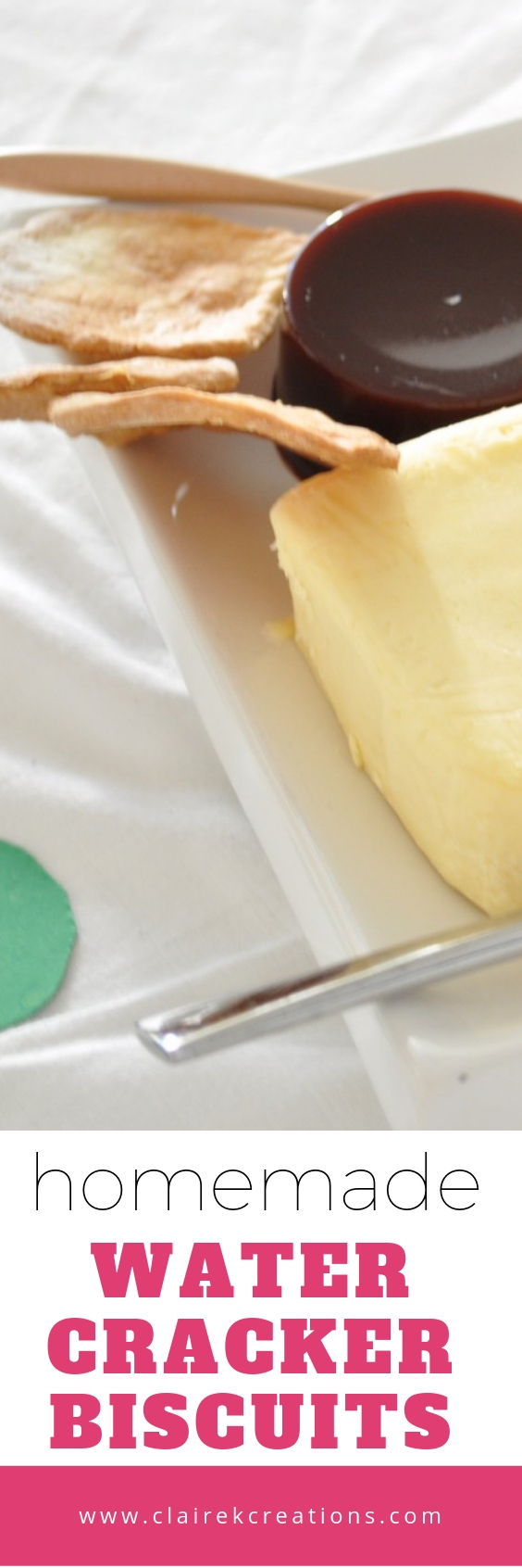 Homemade water crackers recipe easy & delicious, 4ingredients water