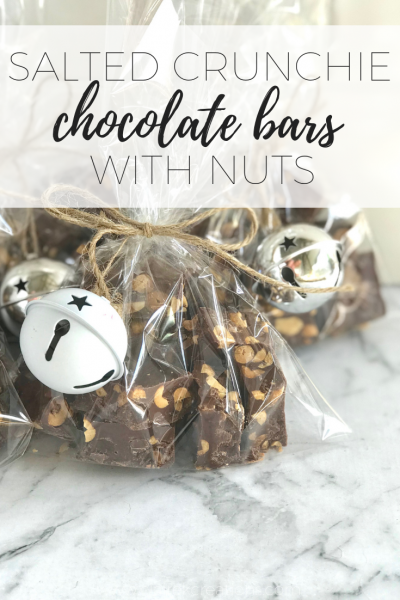 Peanut salted caramel chocolate bites via www.clairekcreations.com