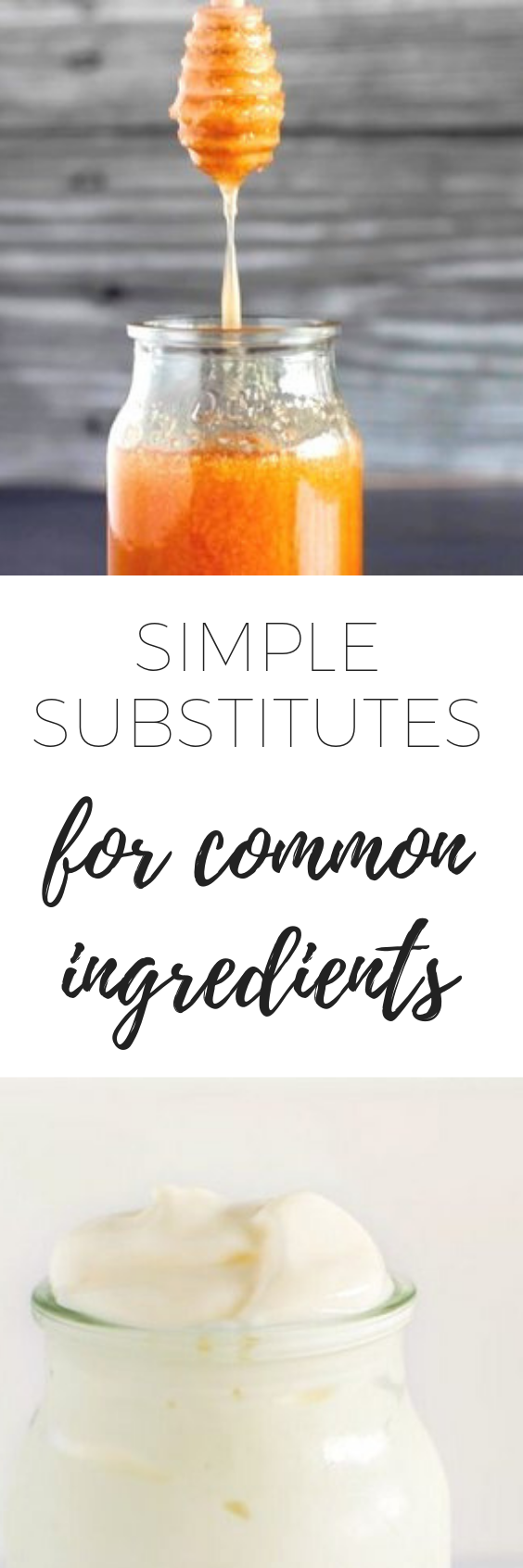 Simple substitute for common ingredients