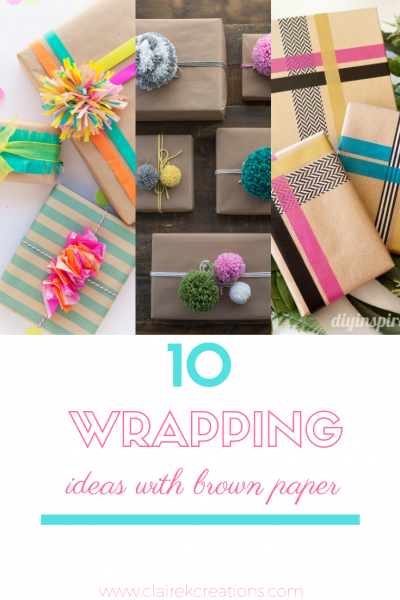 10 easy and simple gift wrapping ideas with brown paper