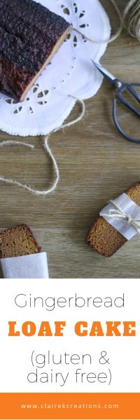 Gingerbread loaf cake