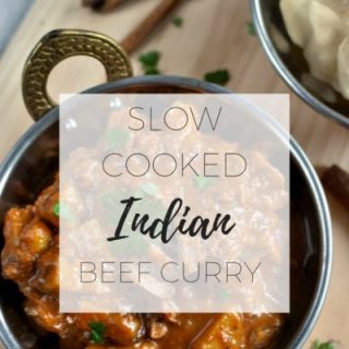 Slow cooked Indian beef curry
